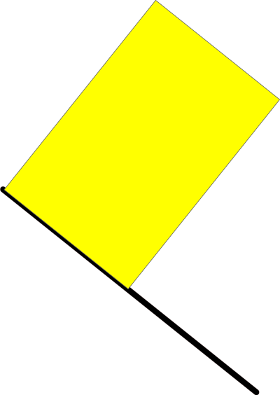 Yellow flag clipart