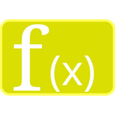 Yellow Function Icon 2 clipart