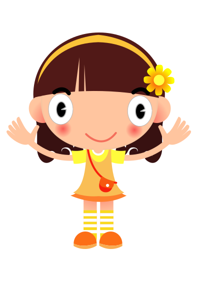 Yellow girl clipart