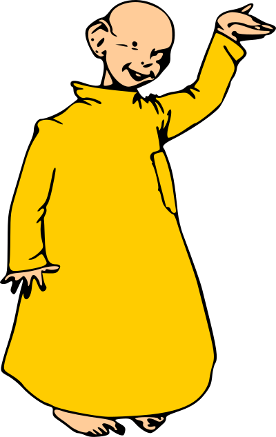Yellow kid clipart
