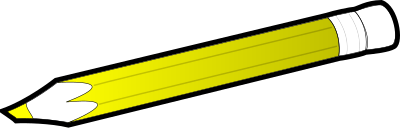 Yellow Pencil clipart