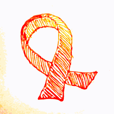 Yellow Ribbon For Hong Kong clipart