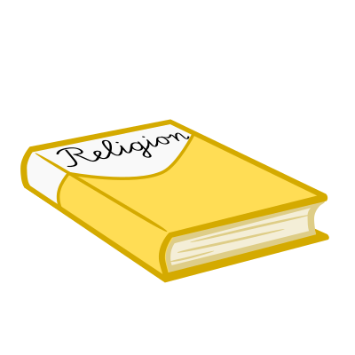 Yellow schoolbook clipart