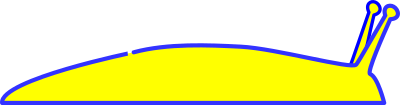 Yellow Slug clipart