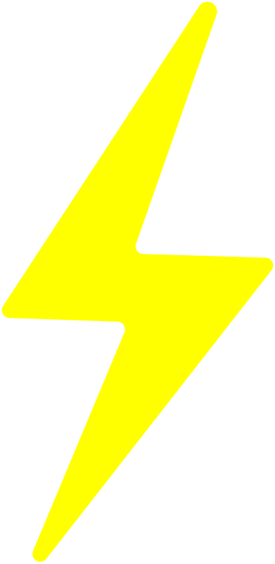 Yellow spark clipart