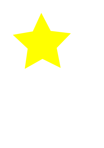 Yellow star clipart