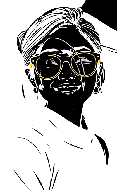 Yellow Sunglasses clipart