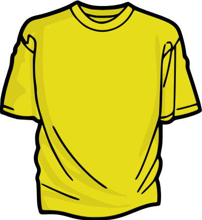 Yellow T-Shirt clipart