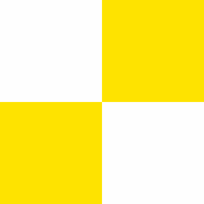 Yellow & white checker pattern clipart