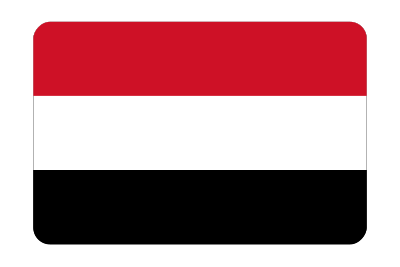 Yemen flag (bevelled) clipart