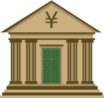 Yen bank clipart