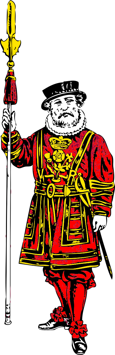 Yeoman of the guard clipart