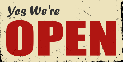 Yes, were open sign clipart
