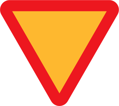 Yield Roadsign clipart