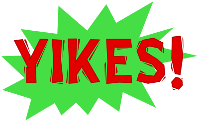Yikes! clipart