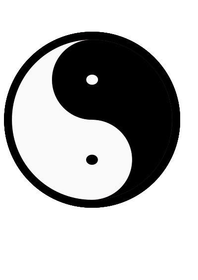 Yin-yang clipart