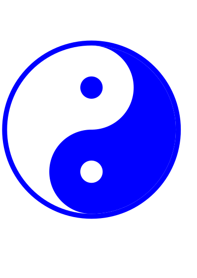 Yin yang clipart