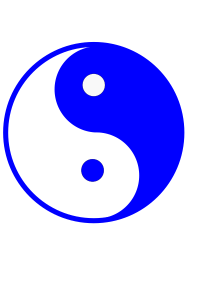 Yin-yang clipart