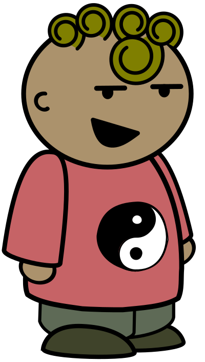 Yin Yang Boy clipart