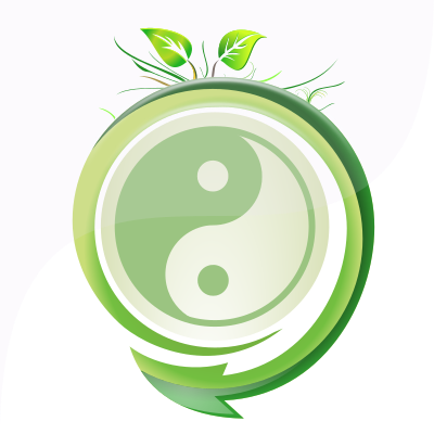 Yin Yang ECO - Logo clipart