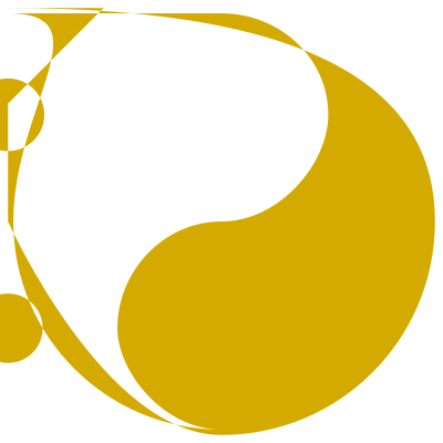 Yin-Yang in the Fall clipart
