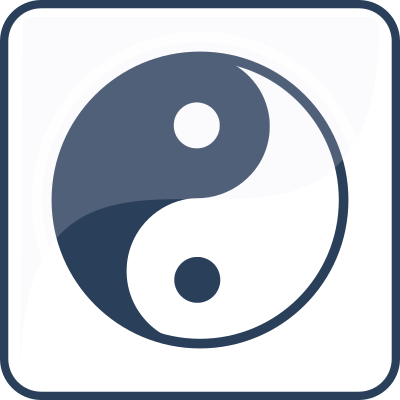 Yin Yang Logo clipart