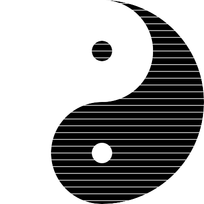 Yin Yang Waves clipart