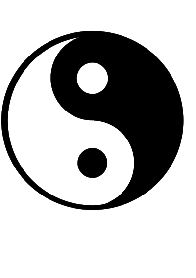 Ying-yang clipart