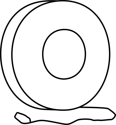 Yo-yo Line Art clipart