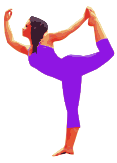 Yoga Pose Lady clipart