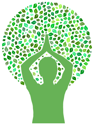 Yoga Pose Tree Green clipart