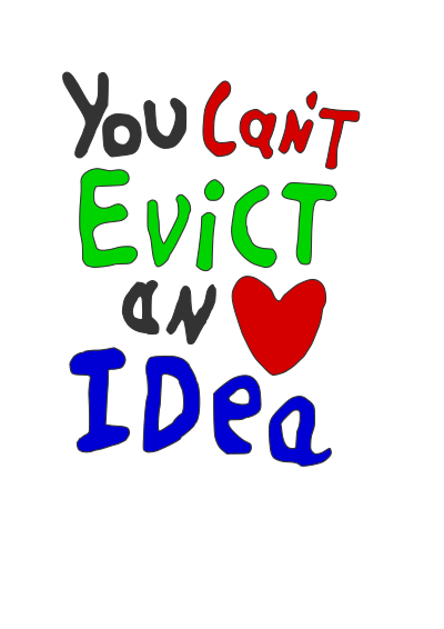 You Can Not Evict An Idea clipart