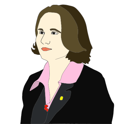 Young Businesswoman Portrait clipart