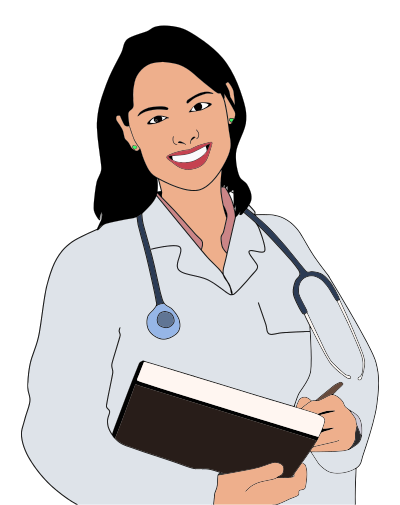 Young Female Doctor clipart