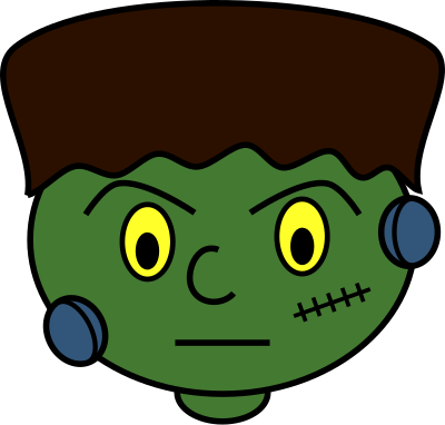 Young Frankenstein monster clipart