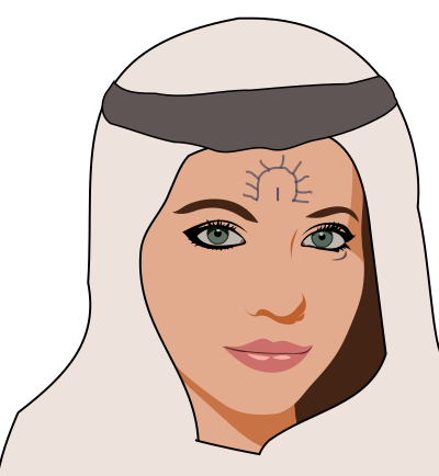 Young Kurdish Woman clipart