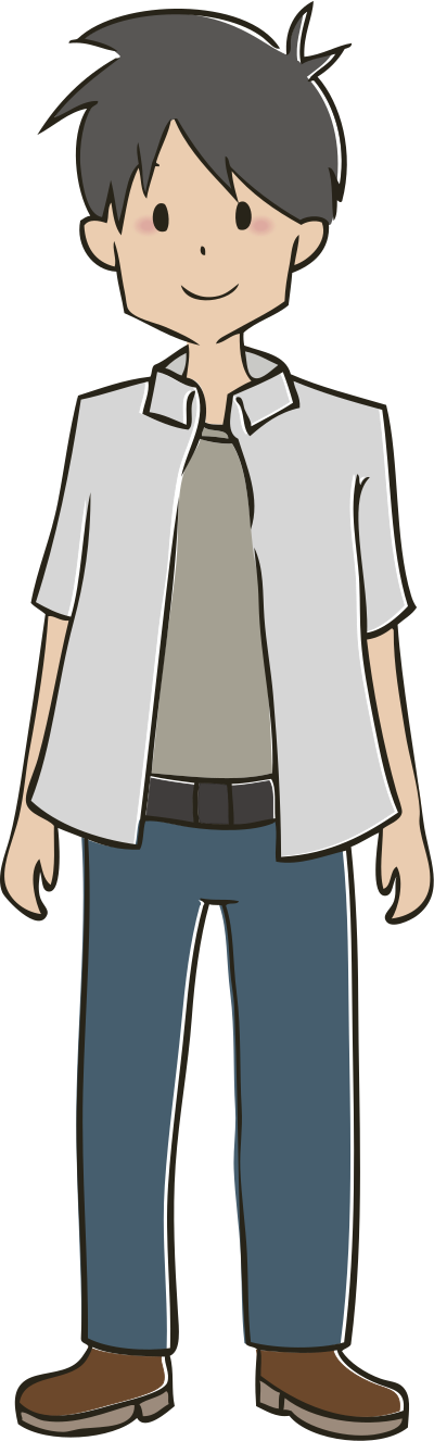 Young Male clipart