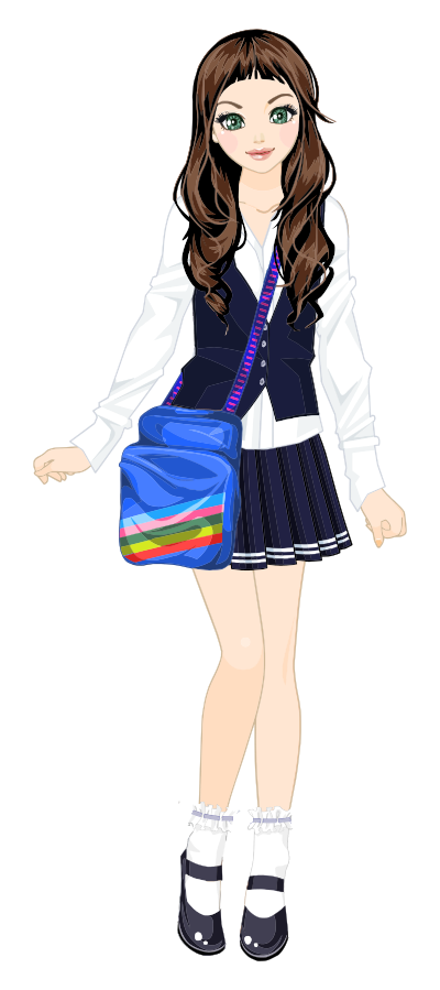 Young School Girl clipart