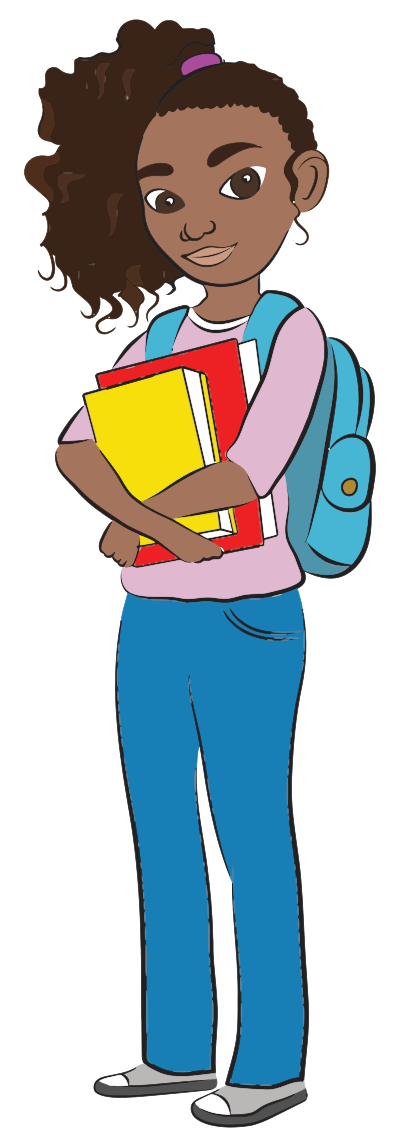 Young Schoolgirl clipart