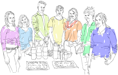 Youth Picnic - Spot Colour Remix clipart