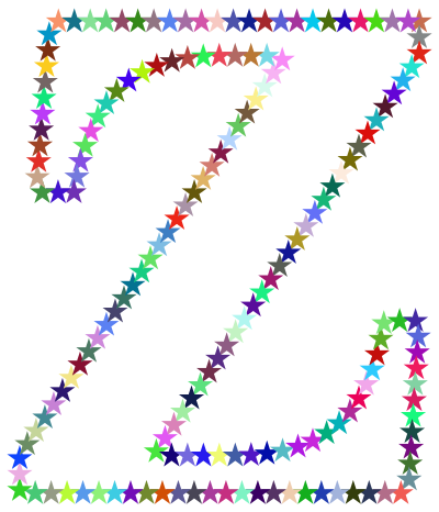 Z Stars clipart