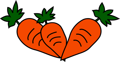 Zanahorias clipart