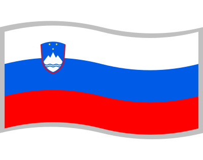 Zastava Slovenije clipart