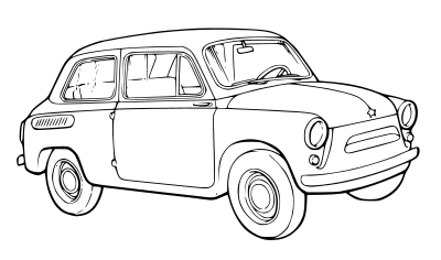 Zaz 965 clipart