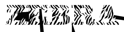 Zebra Typography Enhanced clipart