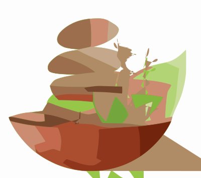 Zen Spa Waterfall Bowl clipart