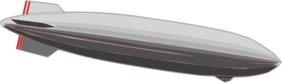 Zeppelin clipart