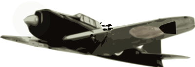 Zero Fighter From Side clipart