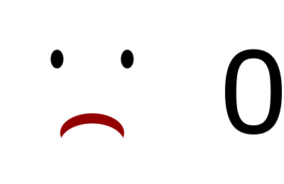 Zero Smiley vectorized clipart