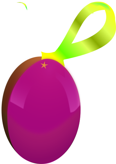 Zeuf de Paques rose clipart